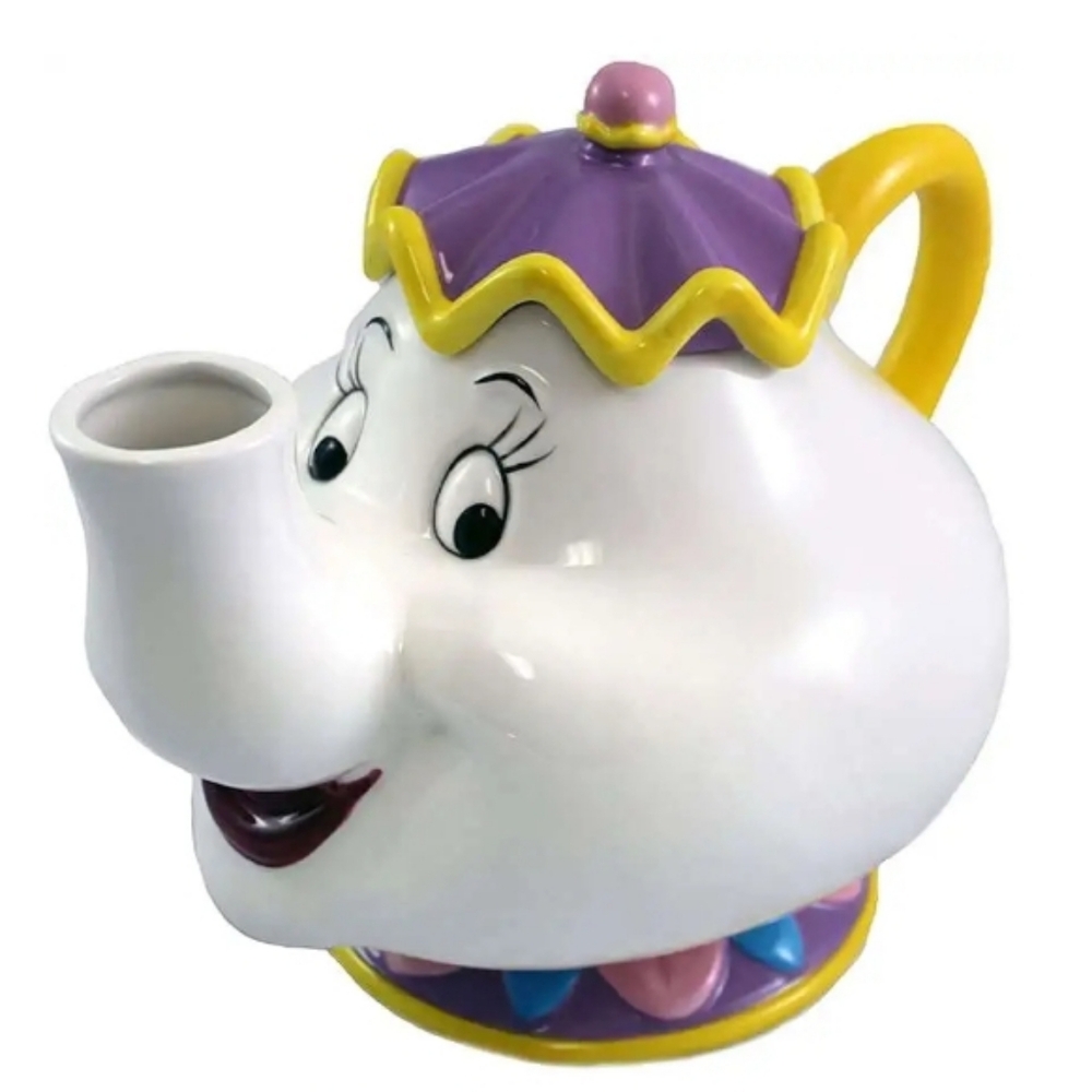 Disney Princess Beauty and the Beast Large Mrs. Potts 48 Ounce Ceramic Teapot